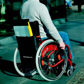 Rampa ultraligera stepless lite transportada en silla de ruedas