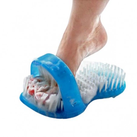 Sandalia con cepillo de lavado de pies