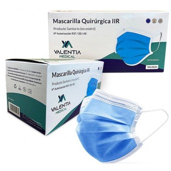 Tipo IIR BFE 99%-AZUL- fabricadas en España
