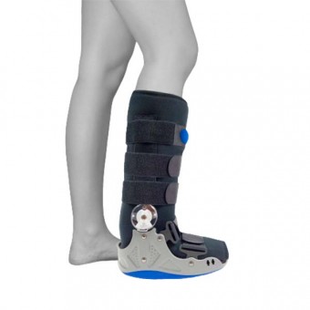 Bota walket alta con articulacion y neumatico