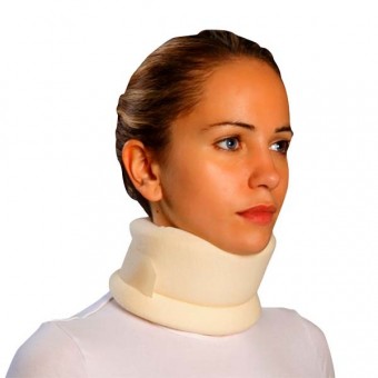 Collarín cervical blando beige