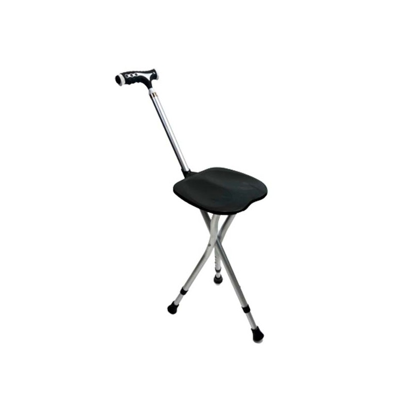 Baston con asiento plegable Baston con asiento plegable