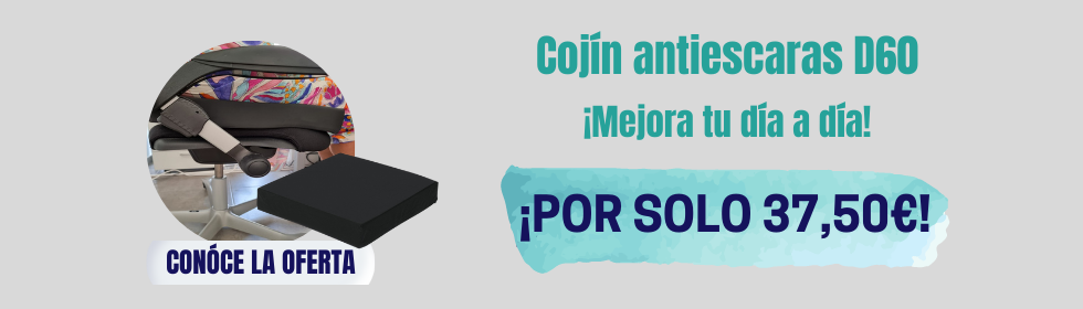 banner que redigije al cojín antiescaras en oferta