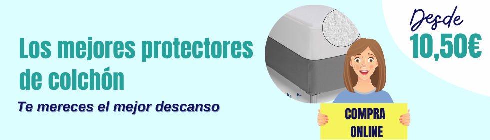 Banner que redirige a la categoria protectores de colchones y fundas.