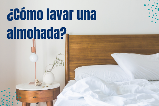 ¿Cómo lavar una almohada?