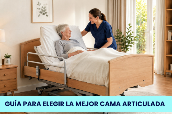 Cómo elegir la mejor cama articulada para cuidar a una persona en casa (Guía 2026)